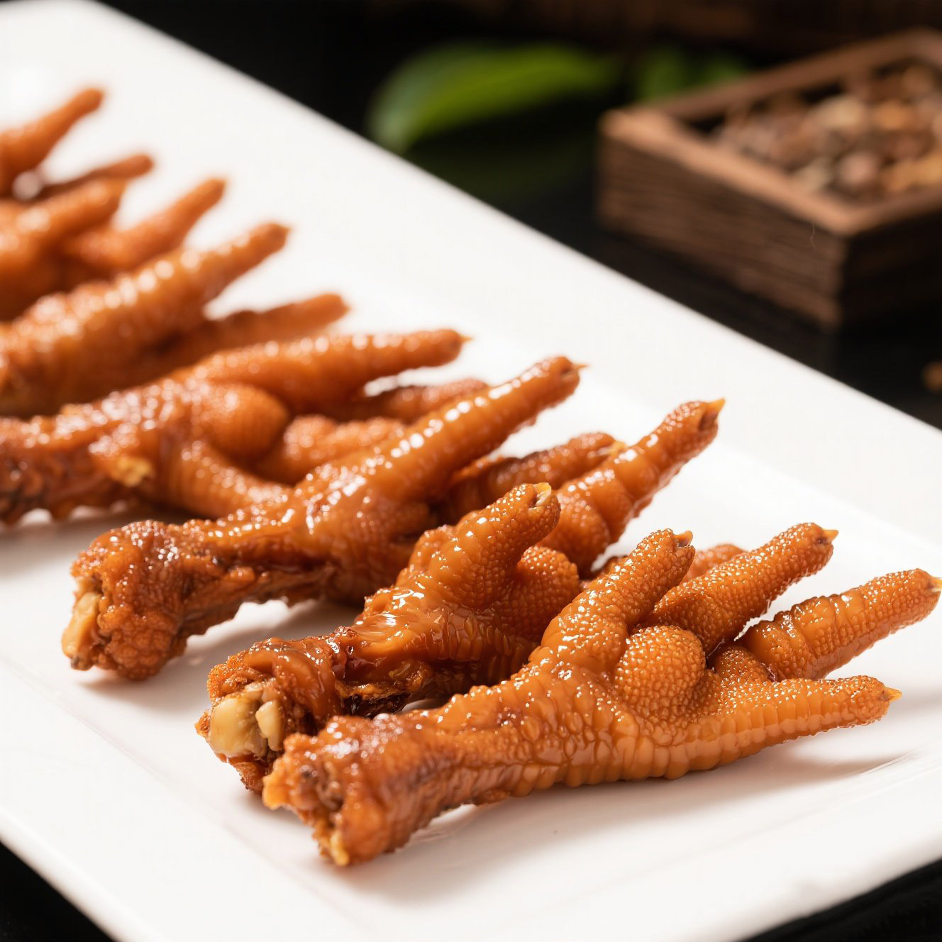 俏美味虎皮凤爪200g 卤香味鸡爪零食开袋即食独立包装休闲食品